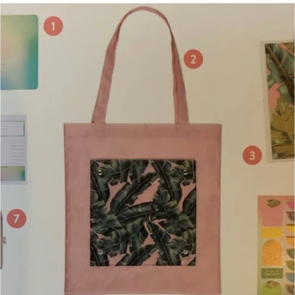Erin Condren Palm Fronds Reusable Shopping Bag - Picture 1 of 3